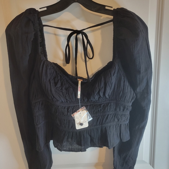 Free People Aurora Top Black - Picture 6 of 7